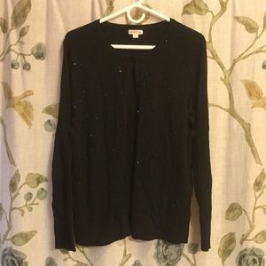 Sparkly Button Sweater